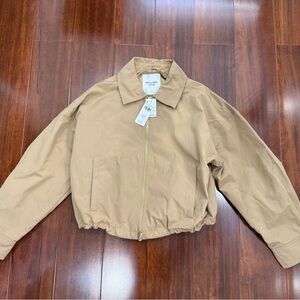 A&F Cinched Double-Zip Jacket